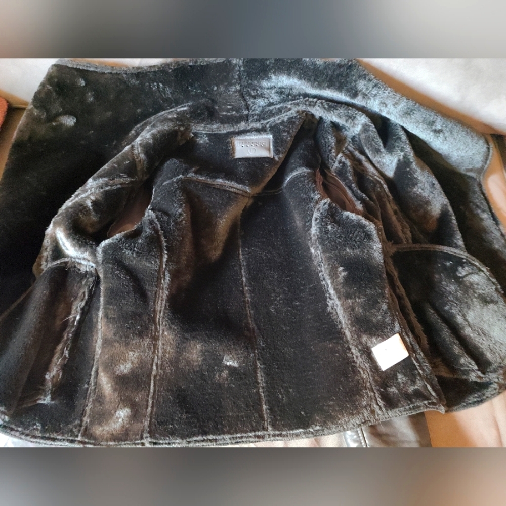 🖤BlankNYC Vegan Leather Faux Fur Biker Jacket NWT - Picture 12 of 13